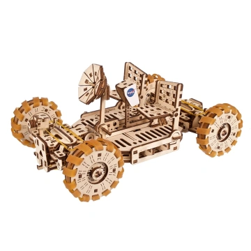 UGEARS 3d dřevěné mechanické puzzle nasa, lunární vozítko