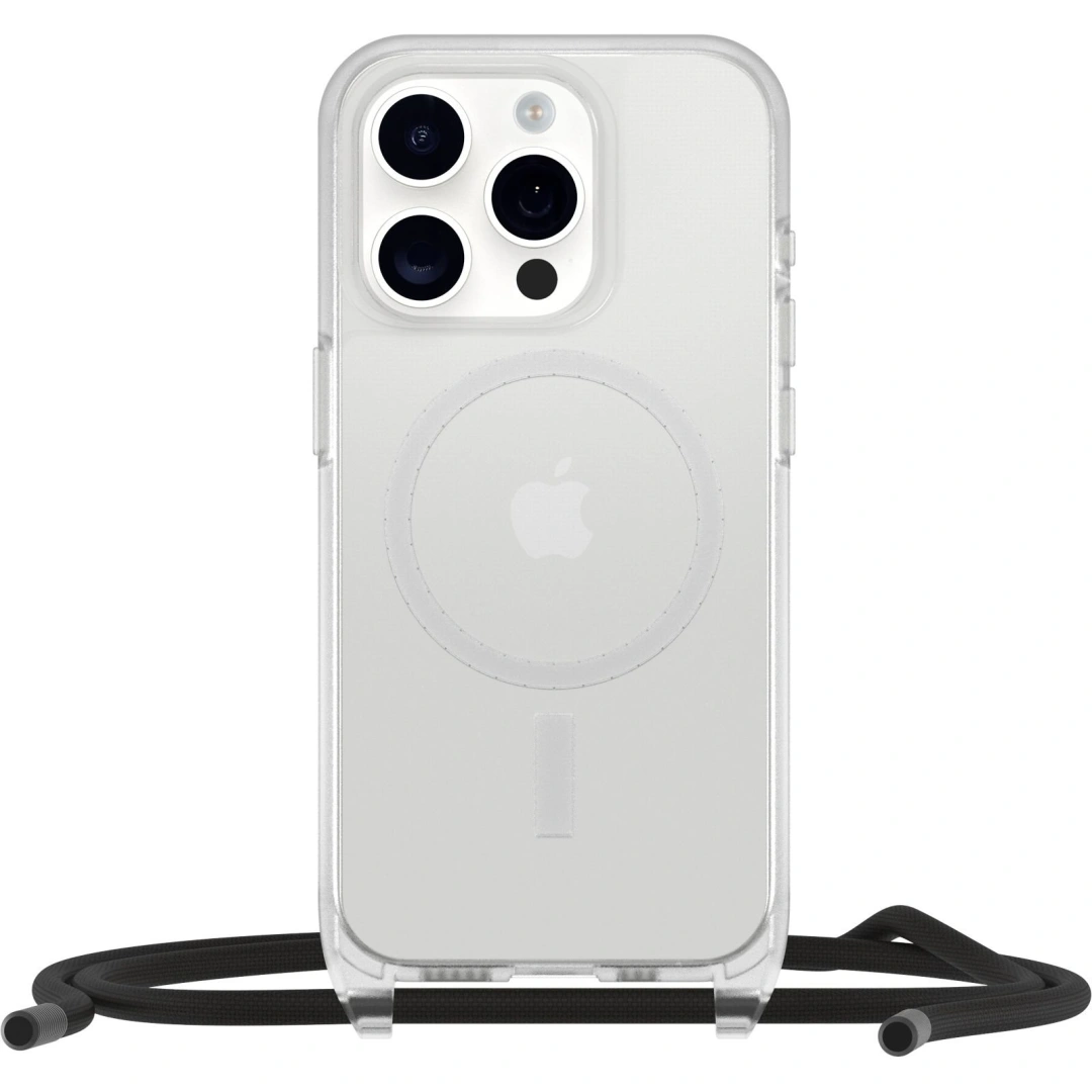 OTTERBOX Pouzdro OtterBox React Necklace MagSafe pro Apple iPhone 15 Pro - čiré