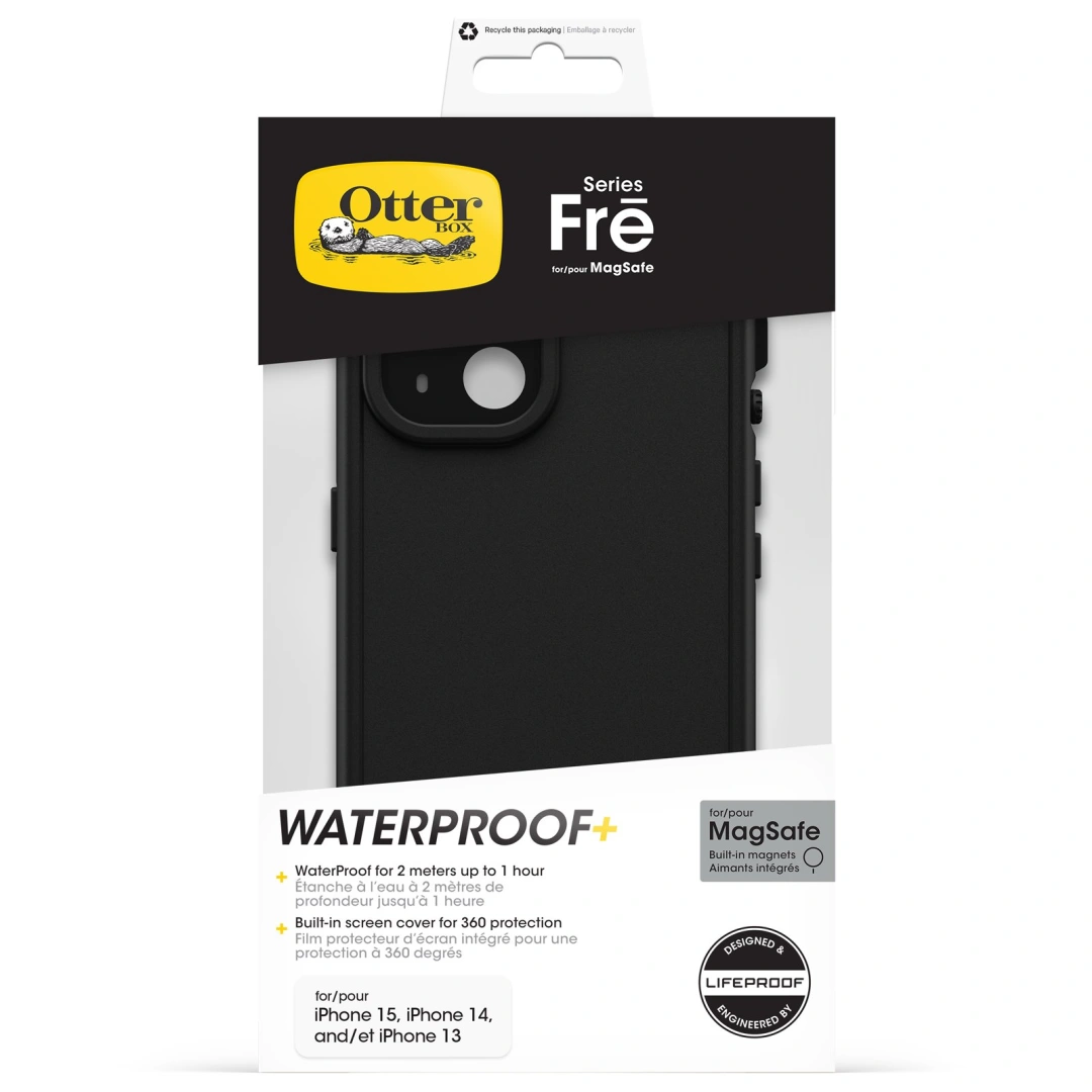 OTTERBOX Pouzdro OtterBox Fre MagSafe pro Apple iPhone 15 - černé