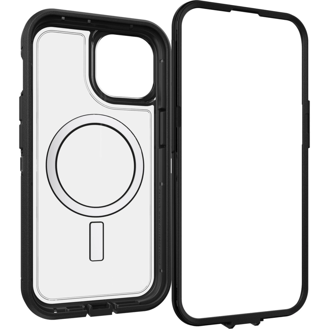 OTTERBOX Pouzdro OtterBox Defender XT Clear Apple iPhone 15/iPhone 14/iPhone 13 Dark Side - čiré/čer