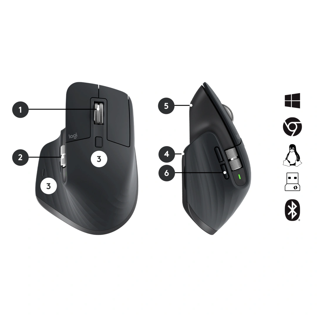 Logitech MX Keys Combo for Business | Gen 2 - GRAPHITE - US INT