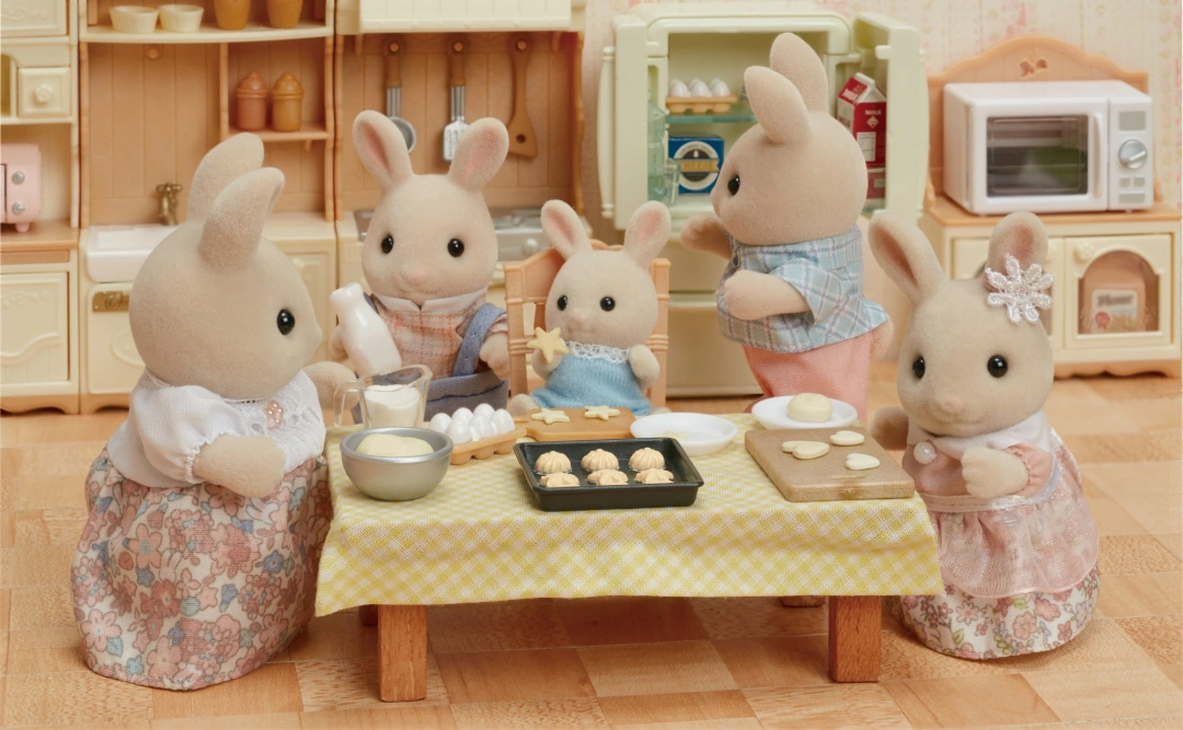 Sylvanian Families Rodina mléčných králíků