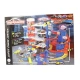 MAJORETTE Garage Super Chase Center + 4 cars and train