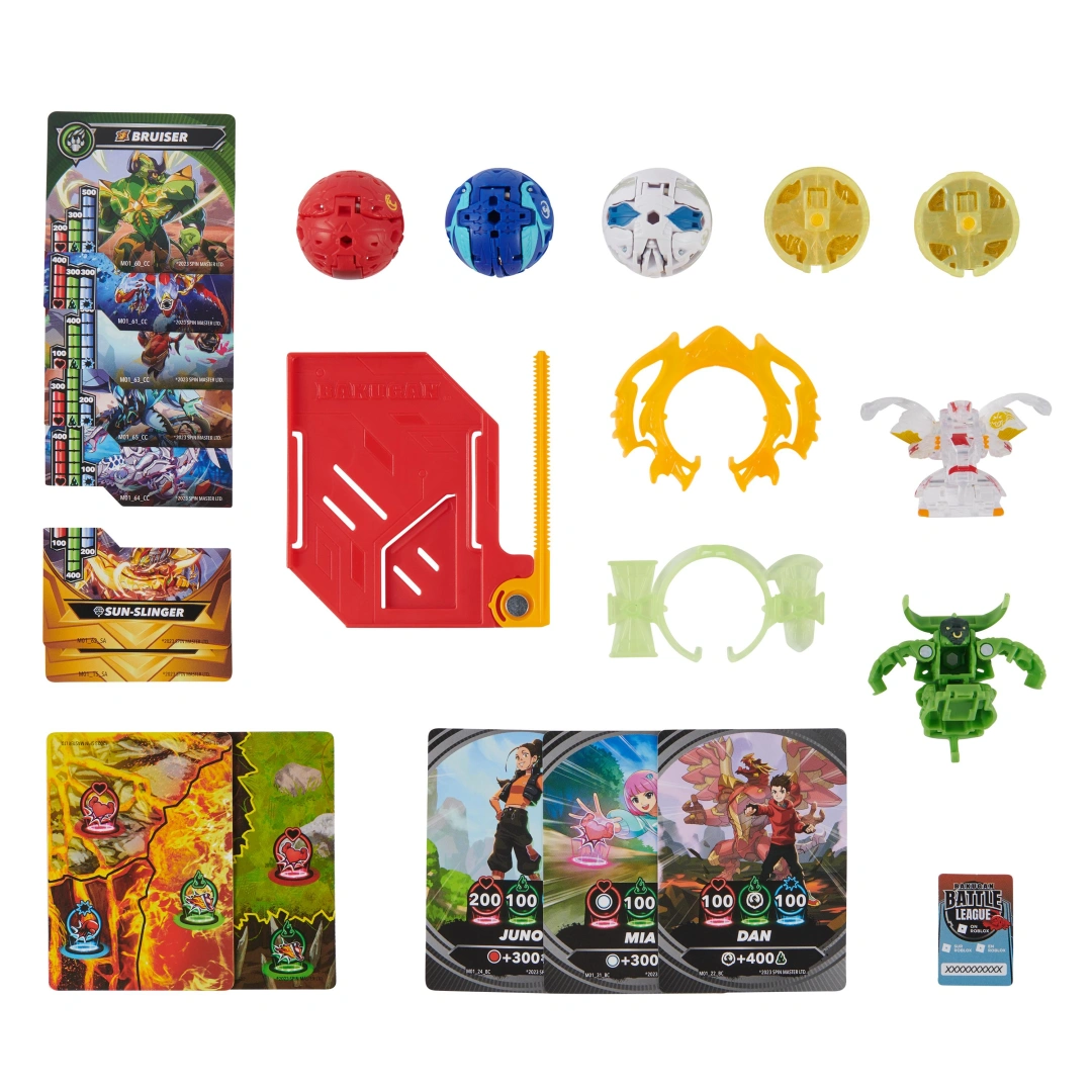 Spin Master BAKUGAN 5 BALENÍ SPECIÁLNÍ ÚTOK S6 MANTID & BRUISER& OCTOGAN & TROX