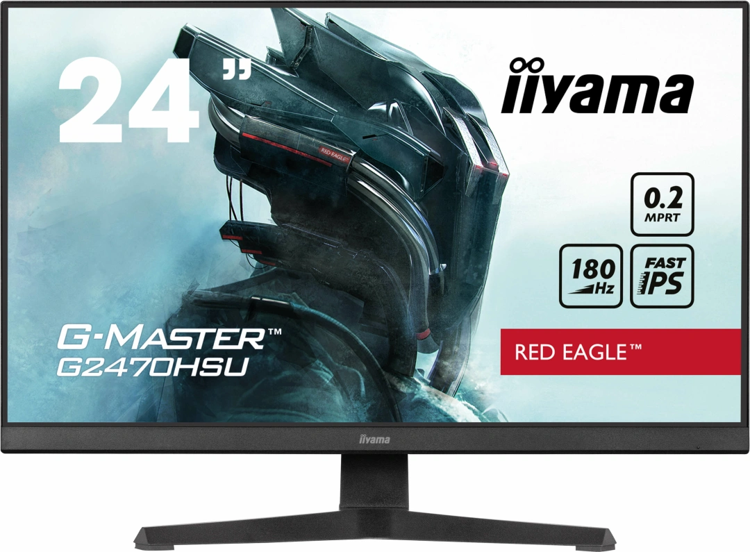 iiyama G2470HSU-B6 monitor 60,5 cm (23.8") 1920 x 1080 px Full HD LCD Černá