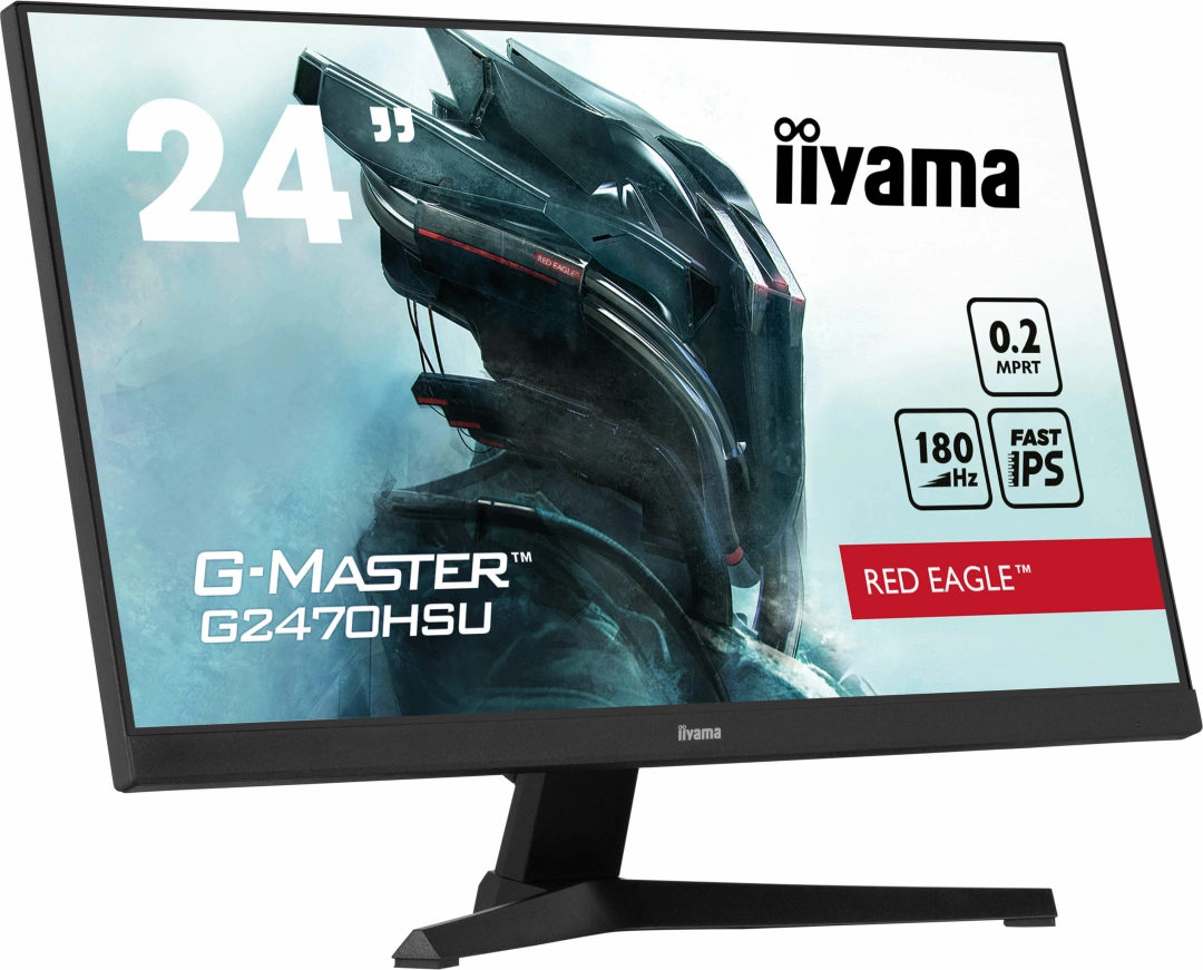 iiyama G2470HSU-B6 monitor 60,5 cm (23.8") 1920 x 1080 px Full HD LCD Černá