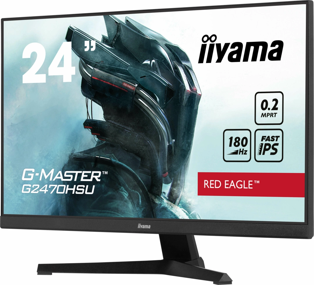 iiyama G2470HSU-B6 monitor 60,5 cm (23.8") 1920 x 1080 px Full HD LCD Černá