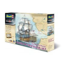 Revell válečná loď Victory, admirál Nelson, bitva u Trafalgaru, Gift Set loď 05767, 1/225