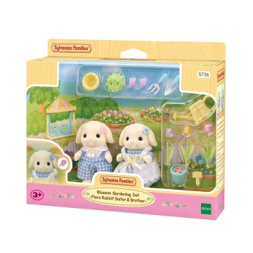 Sylvanian Families Květinový set a sourozenci Flora králíků