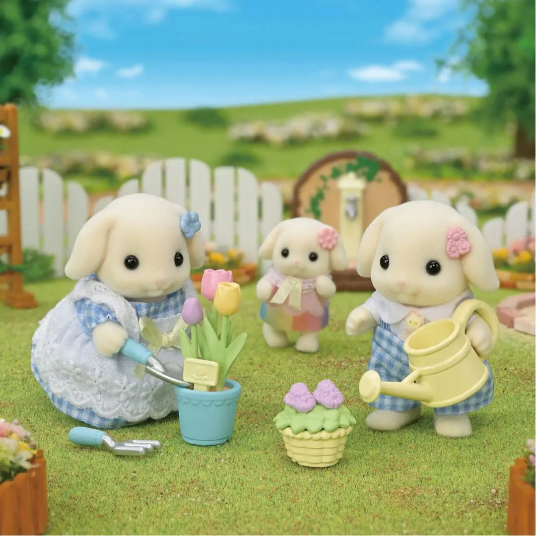 Sylvanian Families Květinový set a sourozenci Flora králíků