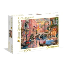 Clementoni Puzzle CLEMENTONI, 36524, 6000 prvků, Večerní západ slunce v Benátkách