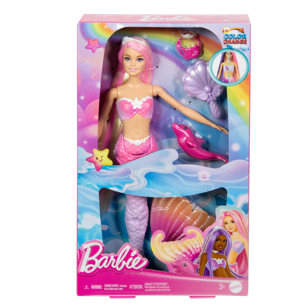 Mattel Barbie a dotek kouzla mořská panna Malibu HRP97