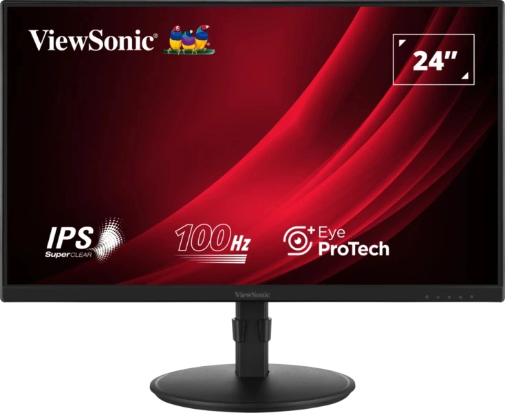 Viewsonic VA2408-HD monitor 61 cm (24") 1920 x 1080 px Full HD LED Černá