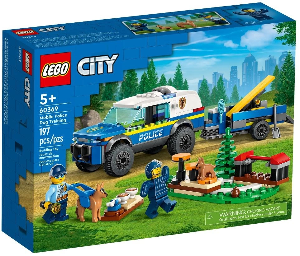 LEGO City 60369 Mobilní cvičiště policejních psů