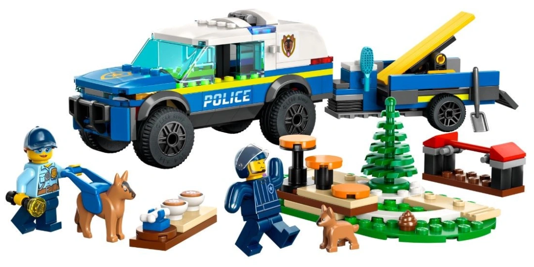 LEGO City 60369 Mobilní cvičiště policejních psů