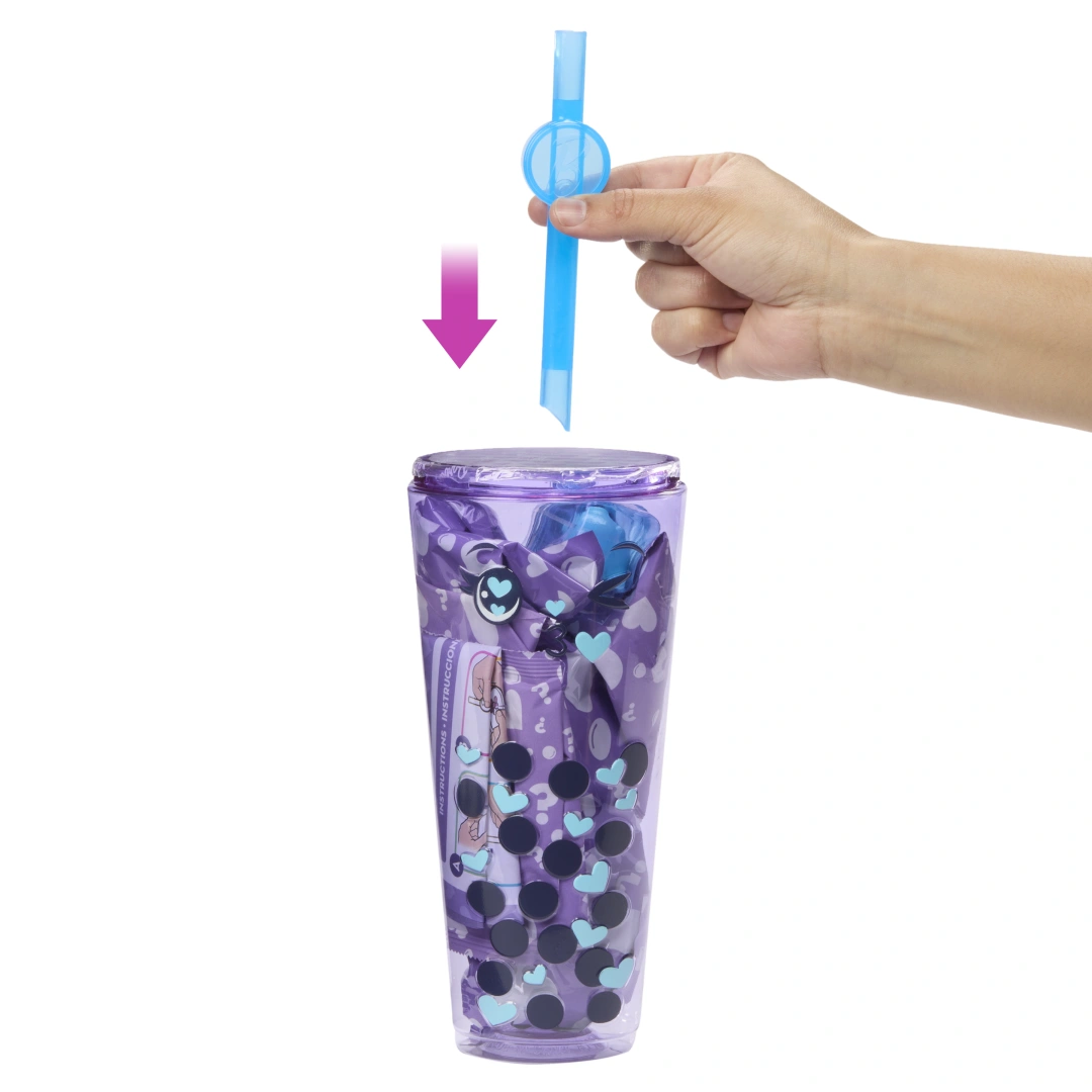 Mattel Panenka Barbie Pop Reveal Barbie bubble tea mléčný čaj, doplňky s 8 překvapeními, voňavé HTJ1