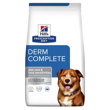 Hill's Prescription Diet Derm Complete Alergie a péče o kůži pro psy 12 kg