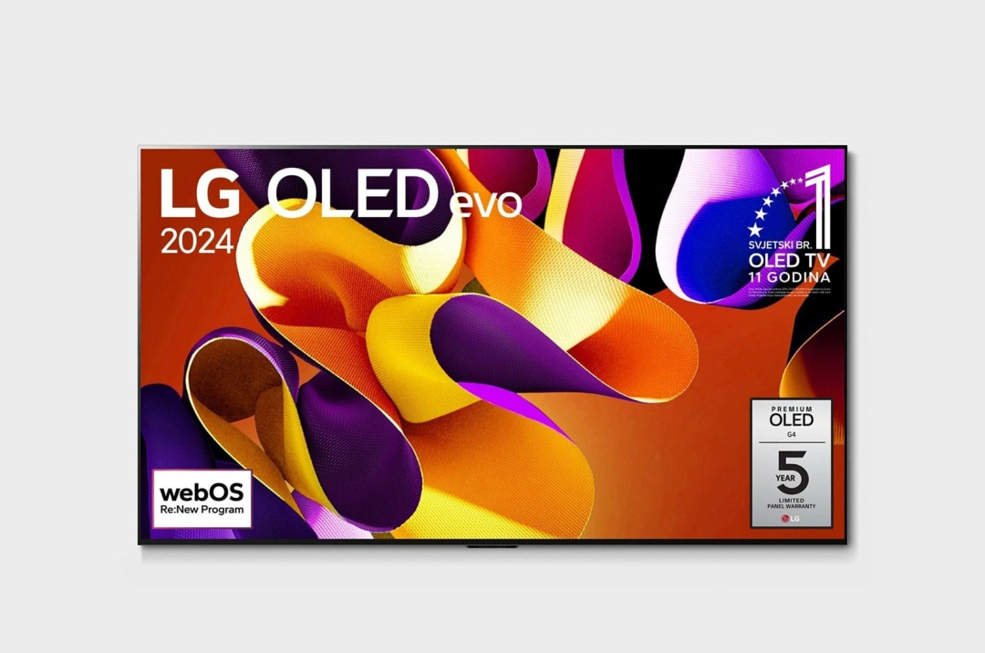 OLED televizor (55") 4K Ultra HD Smart TV Wi-Fi LG OLED55G42LW