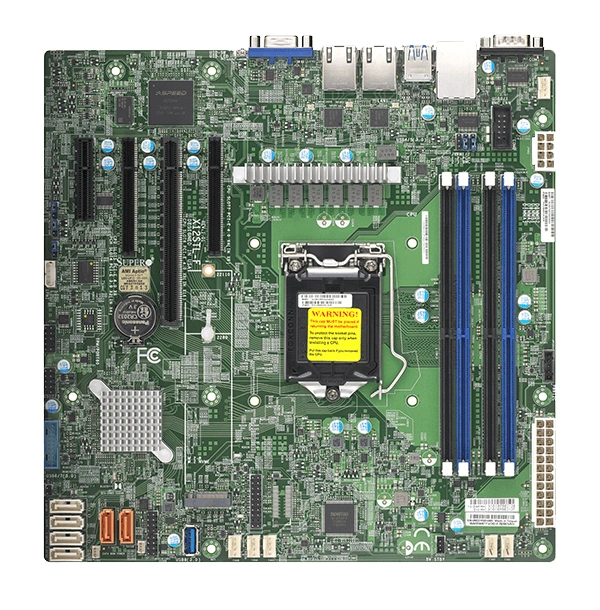 SuperMicro MB LGA1200 (Xeon E-2300), C252, 4xDDR4, 6xSATA3, M.2, 4xPCIe4.0 (x8, 2 x4, x2), VGA, 2x L