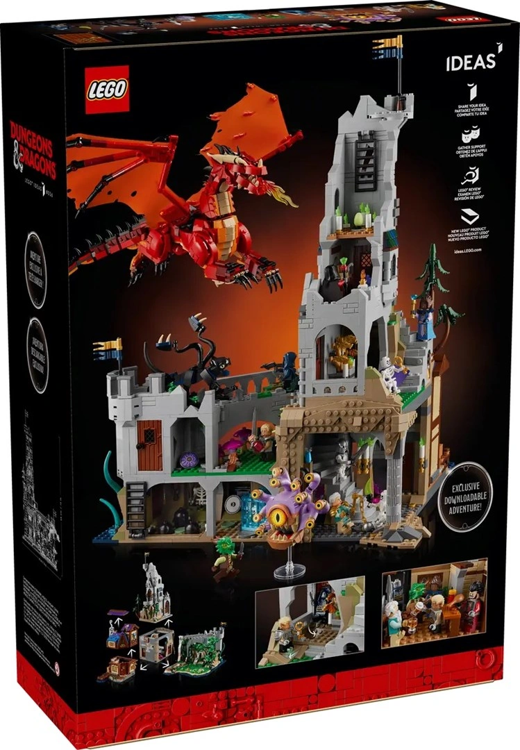 LEGO IDEAS 21348 Dungeons & Dragons: Příběh červeného draka