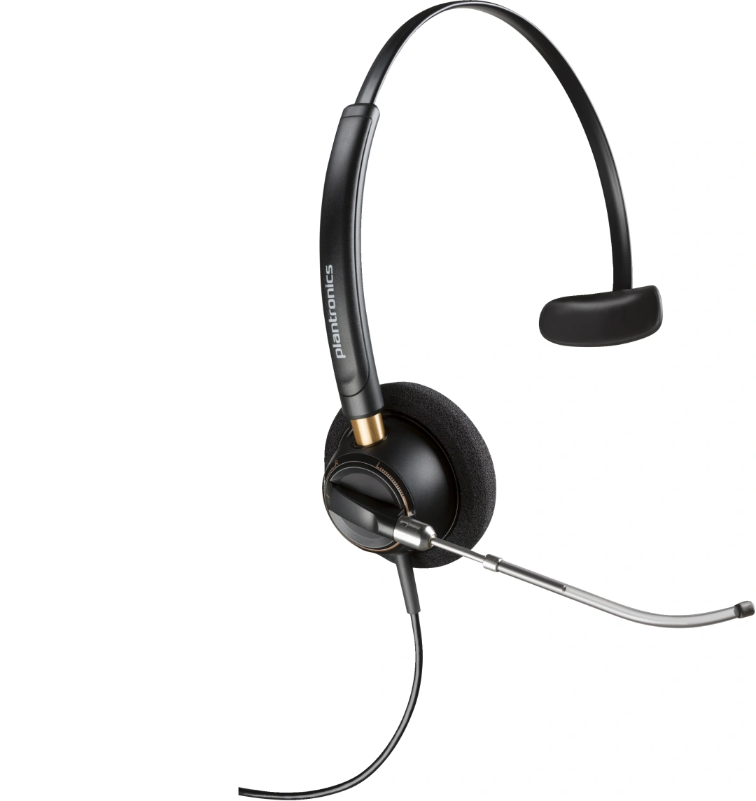 POLY Monaurální headset Poly EncorePro 510V s hlasovou trubičkou + Quick Disconnect