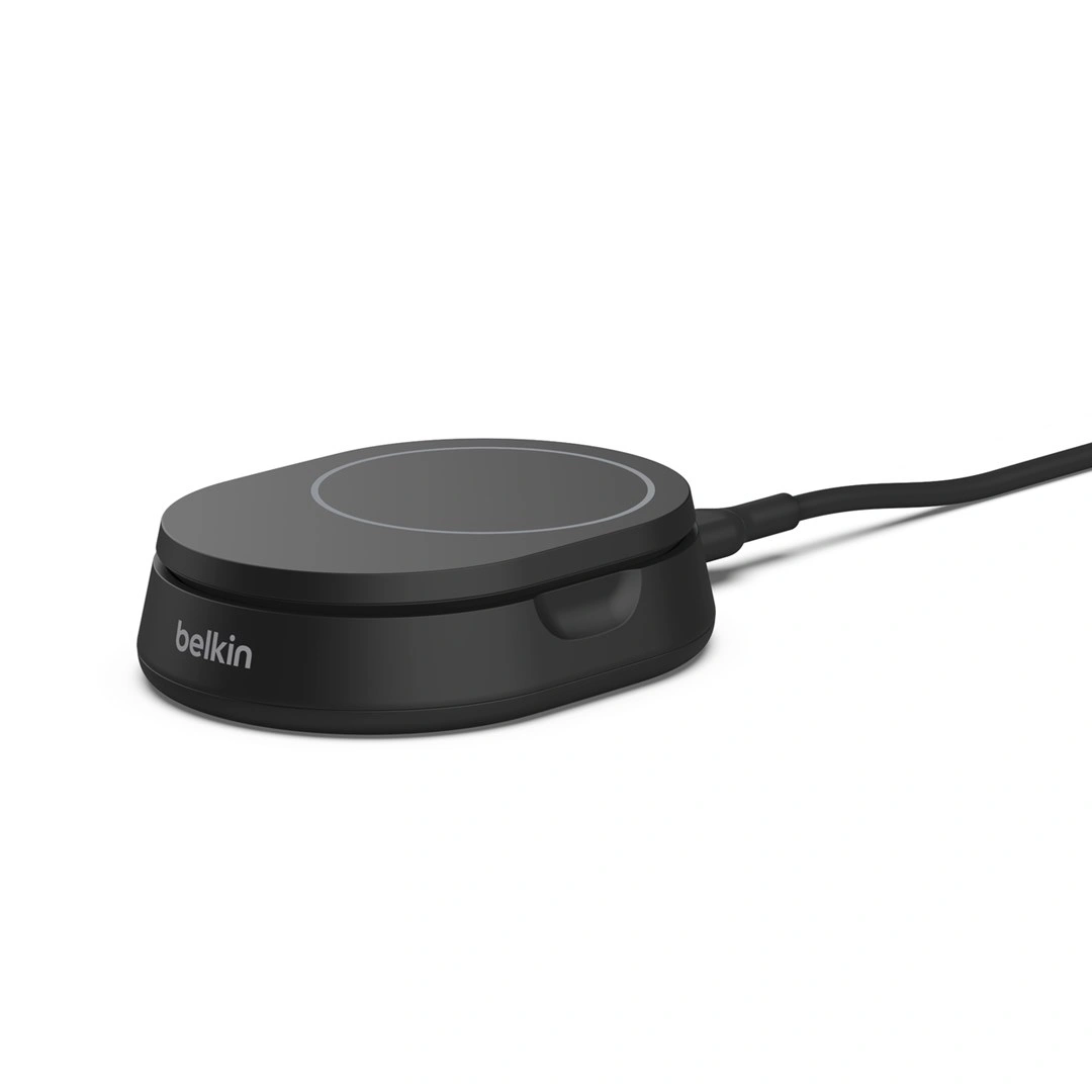 Belkin BOOST CHARGE PRO konvertibilní Qi2 15W magnetický nabíjecí stojan, černá