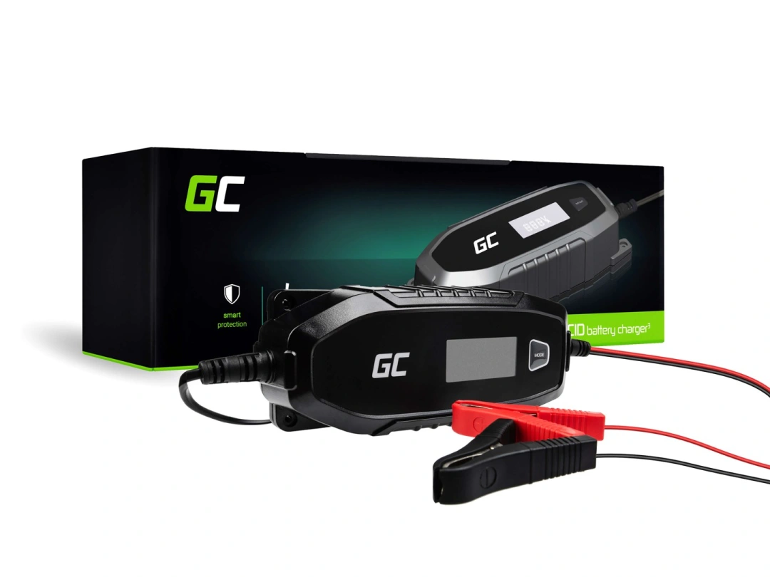 Green Cell Charger for accumulators 6V 12V 4A with diagnostics function