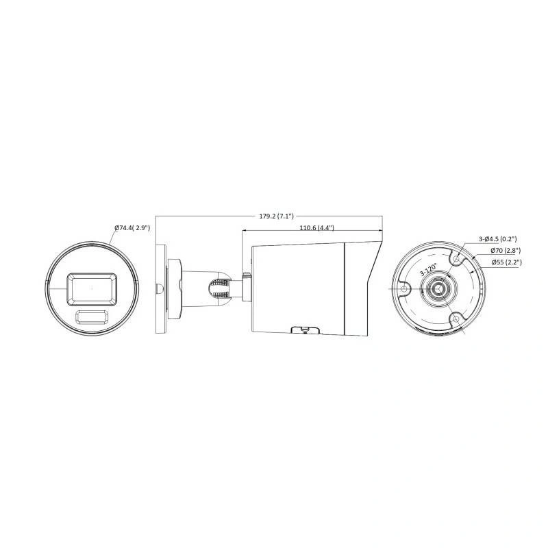 IP CAMERA: HIKVISION DS-2CD2087G2H-LI(2.8mm)(eF)