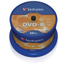 Verbatim DVD-R(50-Pack)Spindl/MattSlvr/16x/4.7GB