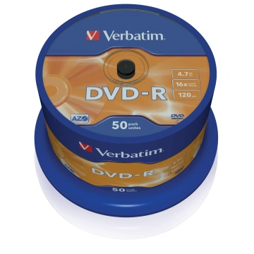 Verbatim DVD-R(50-Pack)Spindl/MattSlvr/16x/4.7GB