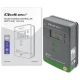 Qoltec Solar MPPT Charge Controller with Temperature Sensor 20A |12V/24V | LCD | 2 x USB