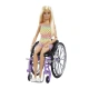 Barbie Fashonistas Doll in Wheelchair Checkered Outfit HJT13