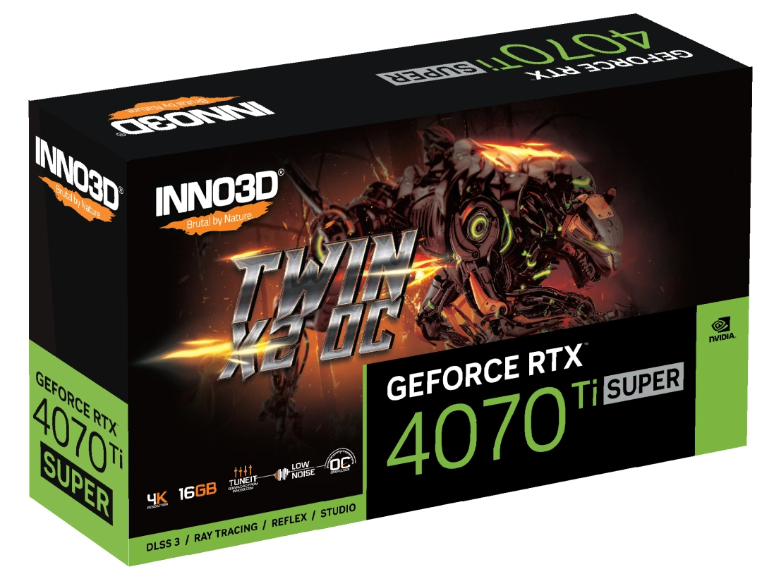 Inno3D GEFORCE RTX 4070 Ti SUPER TWIN X2 OC