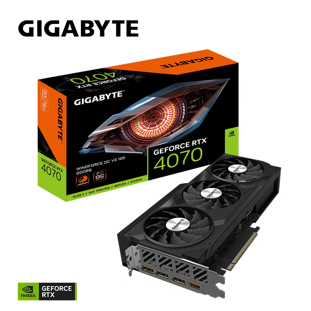 GIGABYTE GeForce RTX 4070 WINDFORCE OC V2 12G