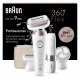 Braun epilátor Silk-épil 9 Flex 9-360 3D Bílý/Růžový