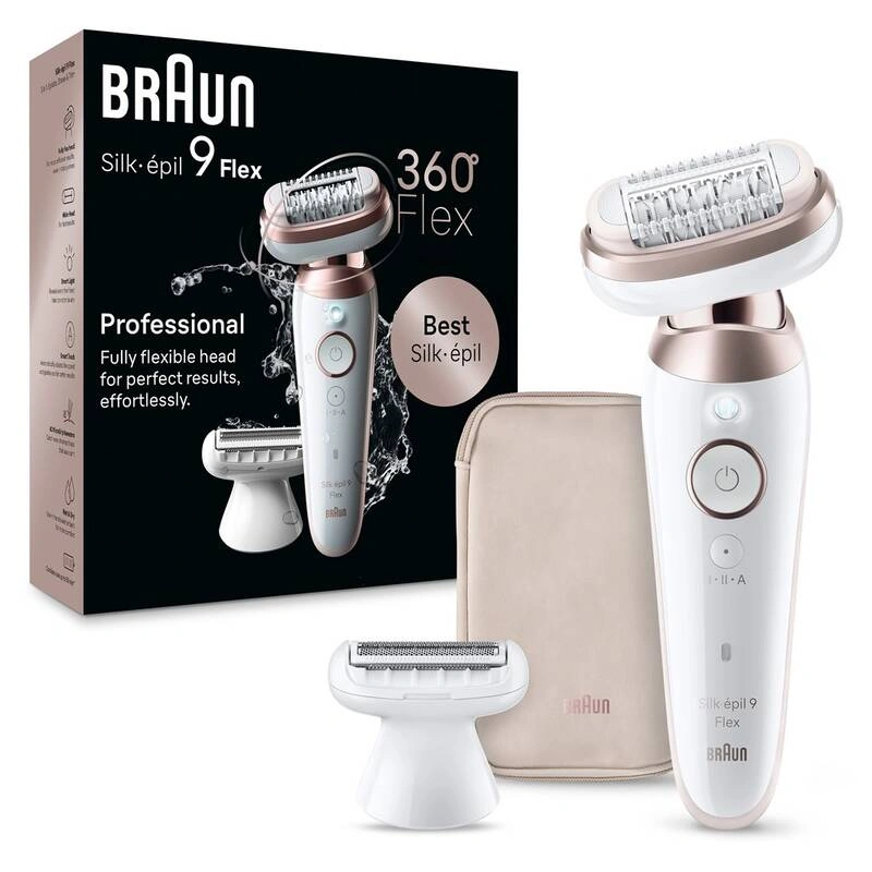 Braun SES9-030 3D Silk-épil 9, růžová/bílá