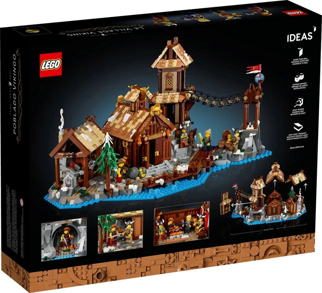 LEGO IDEAS 21343 VIKINGSKÁ VESNICE