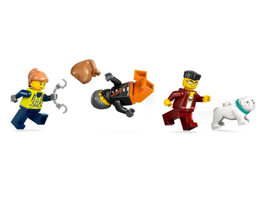 LEGO CITY 60417 Policejní motorový člun a úkryt zločinců