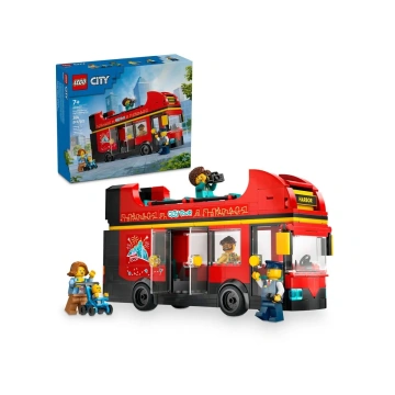 LEGO City 60407 Červený dvoupodlažní vyhlídkový autobus