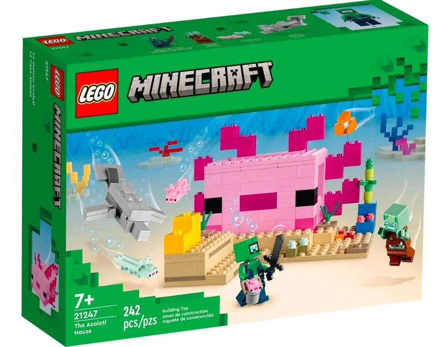 LEGO Minecraft 21247 Domeček axolotlů