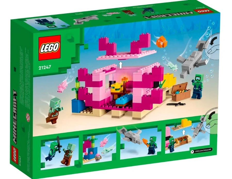 LEGO Minecraft 21247 Domeček axolotlů