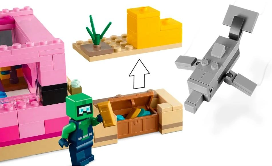 LEGO Minecraft 21247 Domeček axolotlů