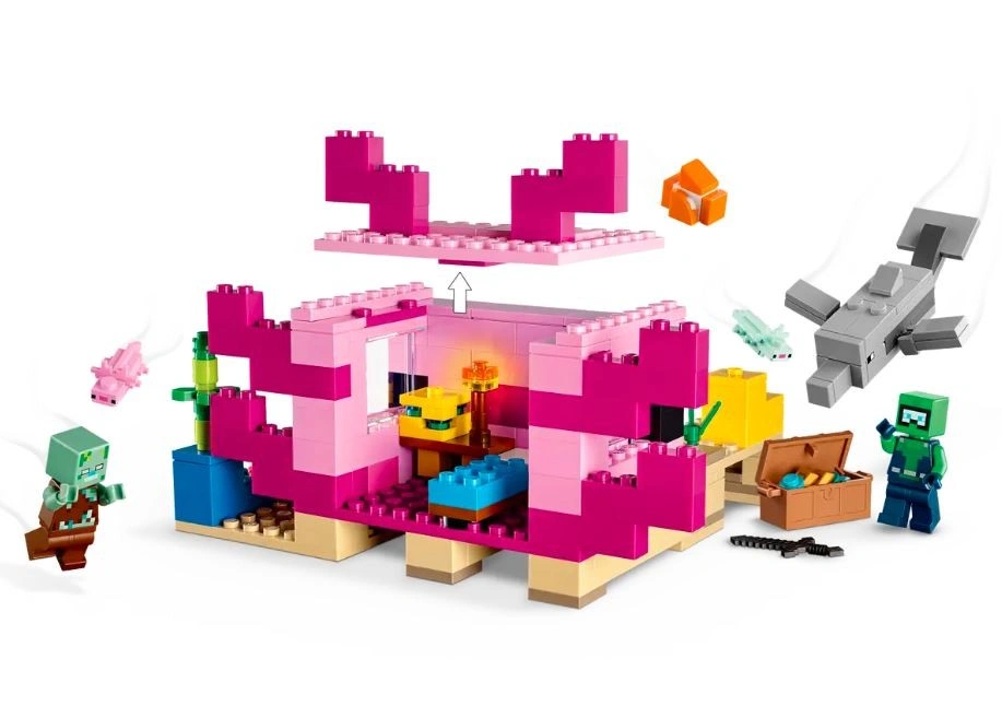 LEGO Minecraft 21247 Domeček axolotlů