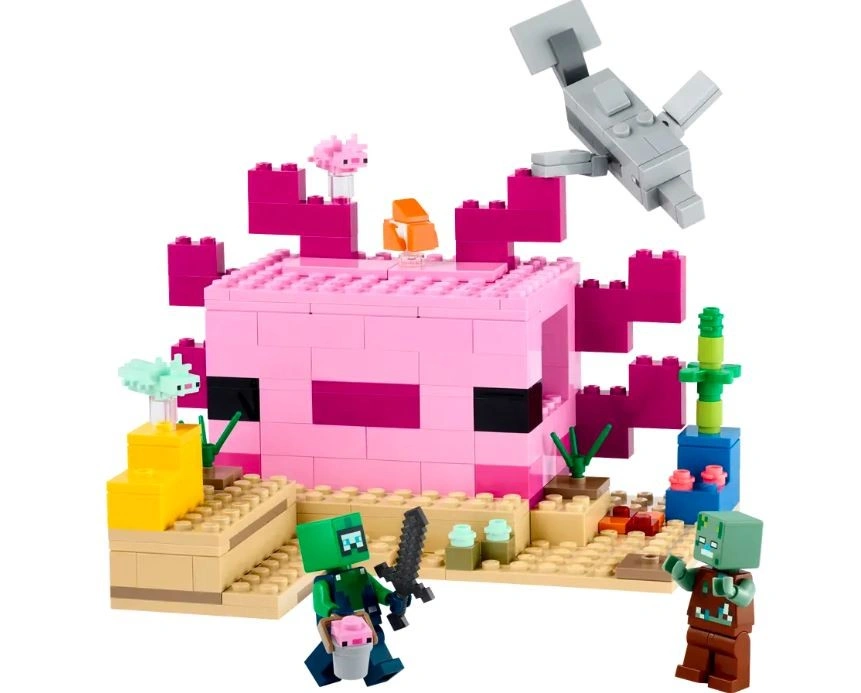 LEGO Minecraft 21247 Domeček axolotlů