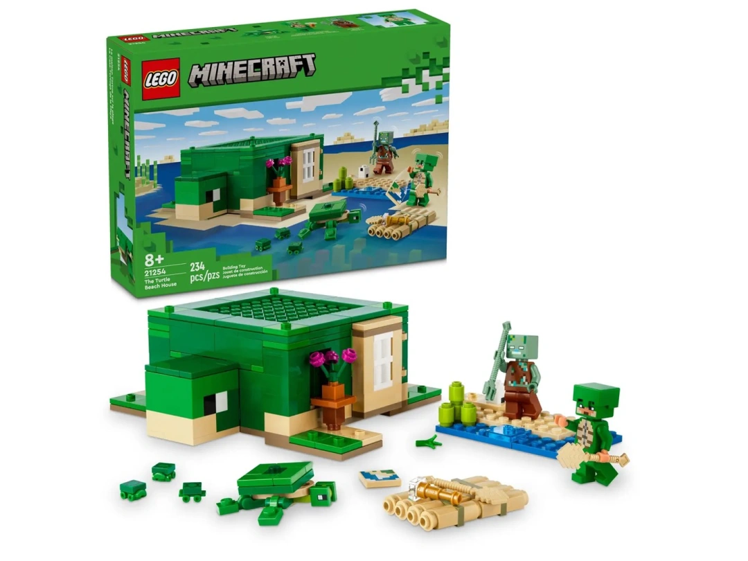 LEGO Minecraft 21254 Želví domek na pláži