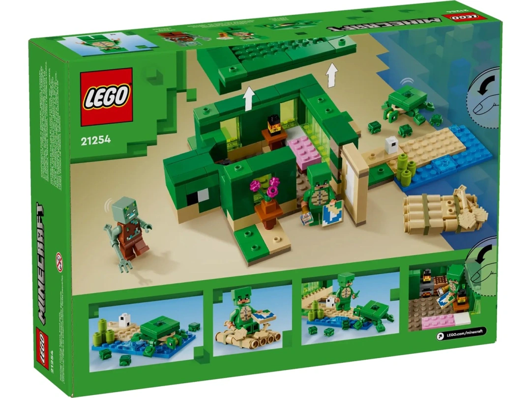 LEGO Minecraft 21254 Želví domek na pláži