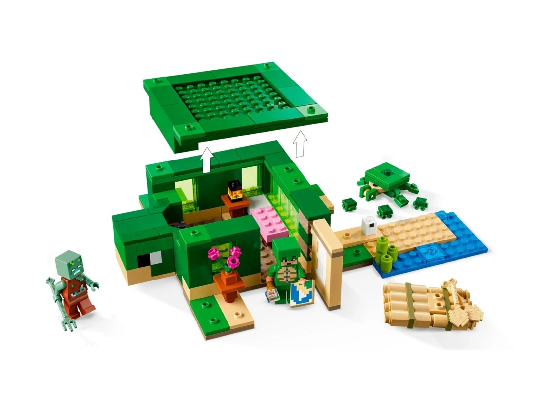 LEGO Minecraft 21254 Želví domek na pláži