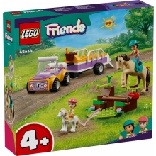 LEGO Friends 42634 Přívěs s koněm a poníkem