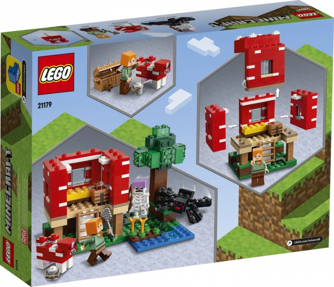 LEGO Minecraft 21179 Houbový domek