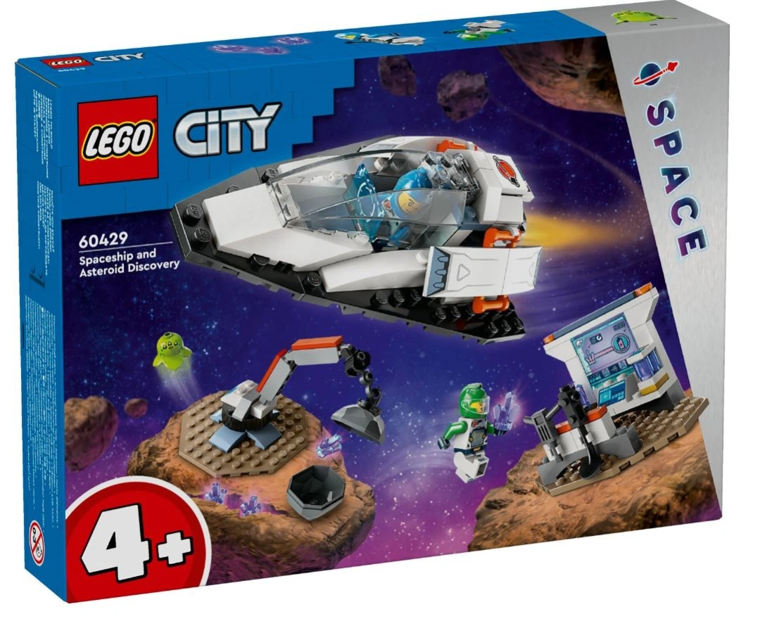 LEGO City 60429 Vesmírná loď a objev asteroidu